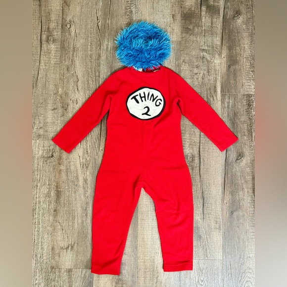 COPY - 🔥FLEECE POTTERY BARN THING 2 COVETED COLLECTORS COSTUME w/ PBK WIG INC… - Picture 4 of 8